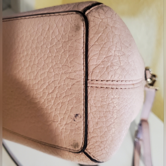 Kate Spade Southport Avenue Jenny Pink Pebbled Leather Shoulder Bag and wallet - Picture 3 of 13